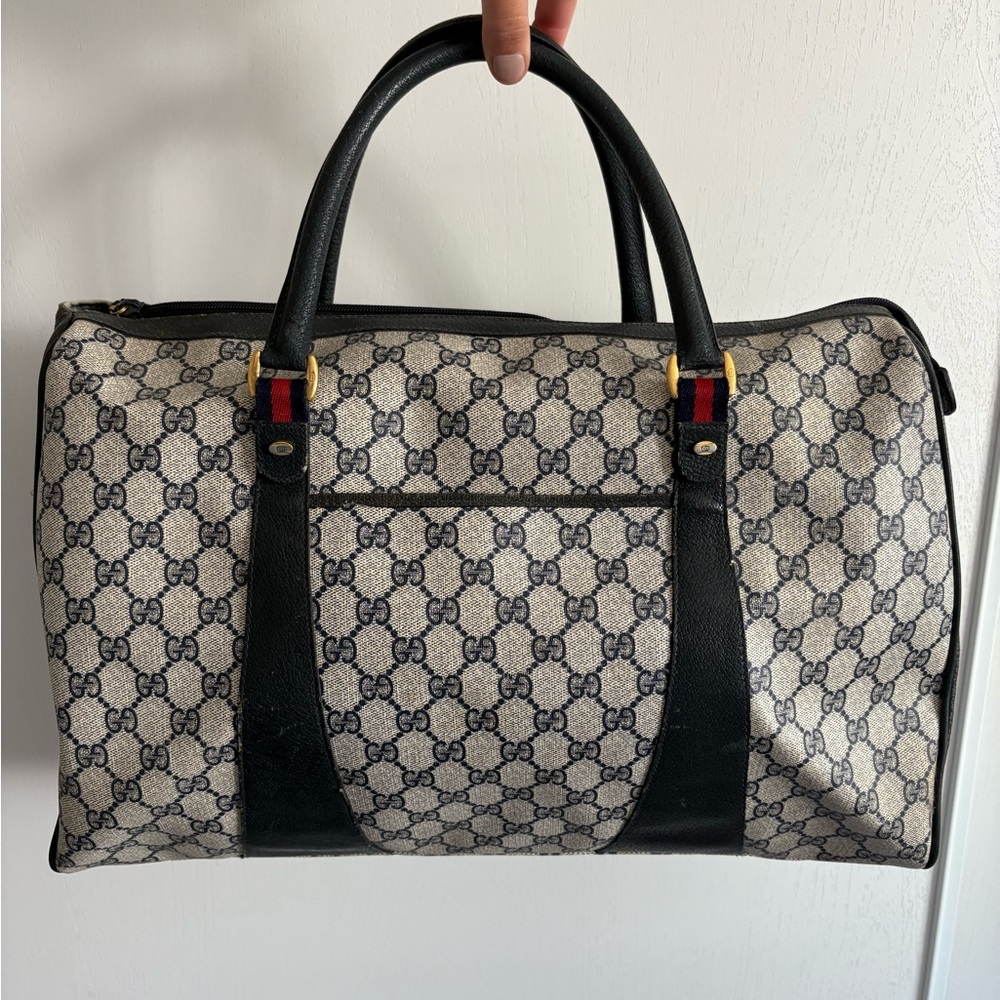 Vintage 1980s Gucci Boston Bag